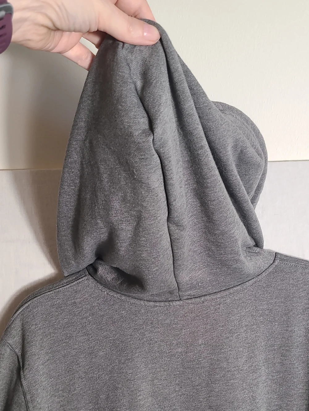 The North Face Men's Gray Logo Hoodie Sweatshirt Size Large